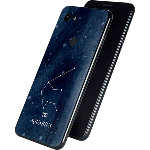 Aquarius Constellation Google Pixel 3a XL Skin
